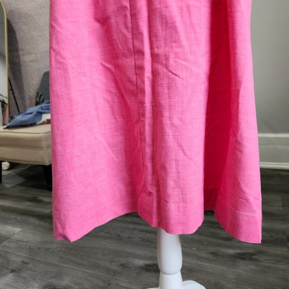 Vintage 1960's Bubblegum Pink Mod Shift Dress, Handmade - Picture 6 of 9